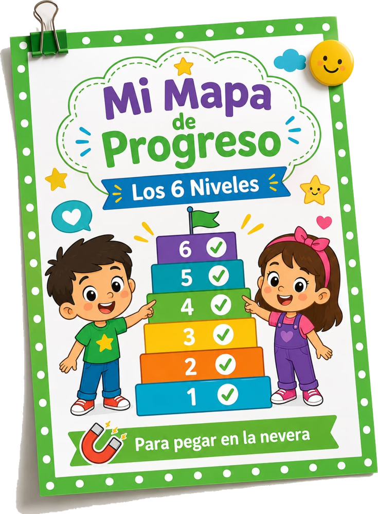 Mi Mapa de Progreso: los 6 niveles imprimible